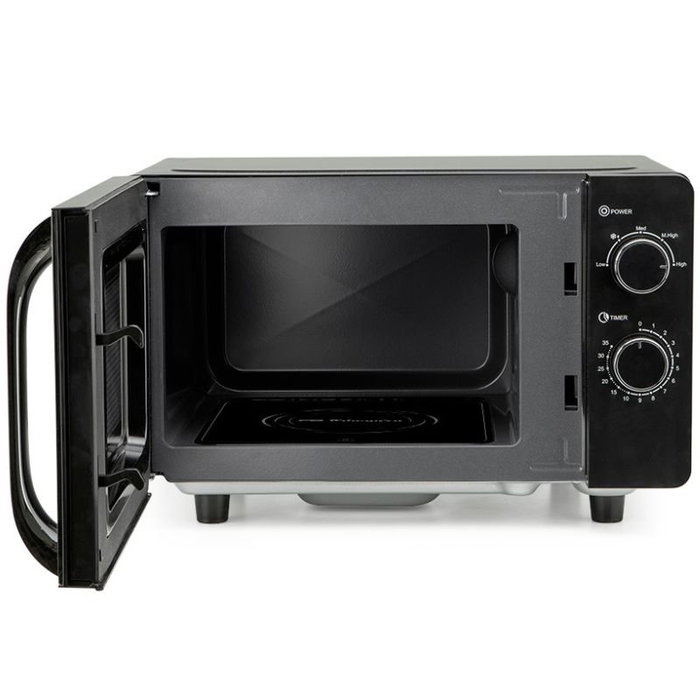 Orbegozo Microondas MI 2061 CE 700W 20L Negro Tecnología Flatbed Sin Plato